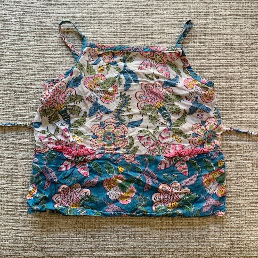 Anokhi Koki Toddler Girl’s Floral Print Sleeveless Top 2-3 years